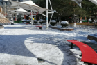 雪后的广场