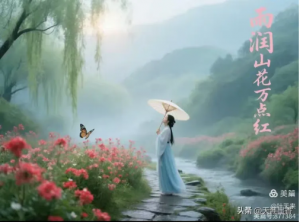 风柔陌草干层绿,雨润山花万点红 风柔陌草干层绿,雨润山花万点红