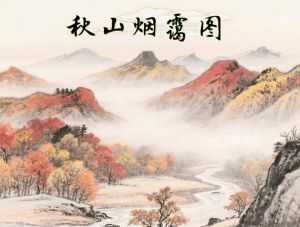 秋山烟霭图