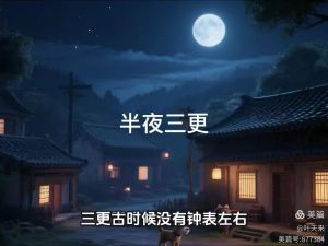 半夜三更半 半夜三更半